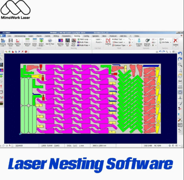 Intelligent Nesting Software for Laser Cutting - Mimowork Laser - Image 3